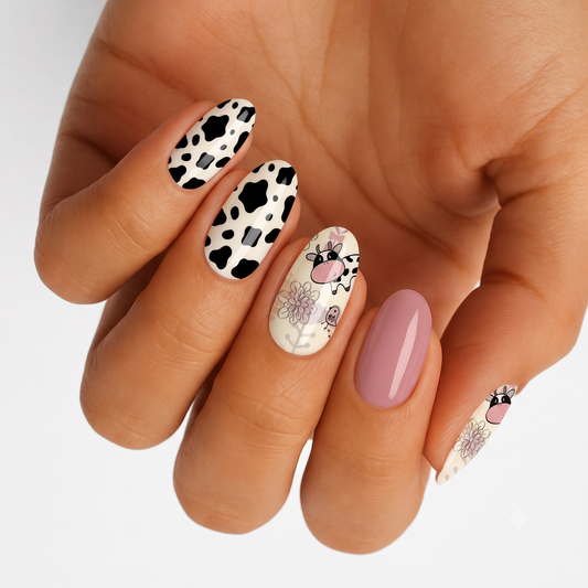 Moo-tiful! - Holy Classics (Non-UV Nail Wraps)