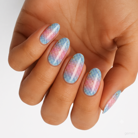 Mermaid's Tail (Non-Glitter) - Holy Classics (Non-UV Nail Wraps)