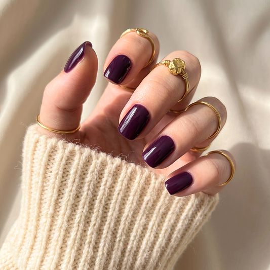 Dark Romance - Soft Gel Press Ons (Extra Short Natural)