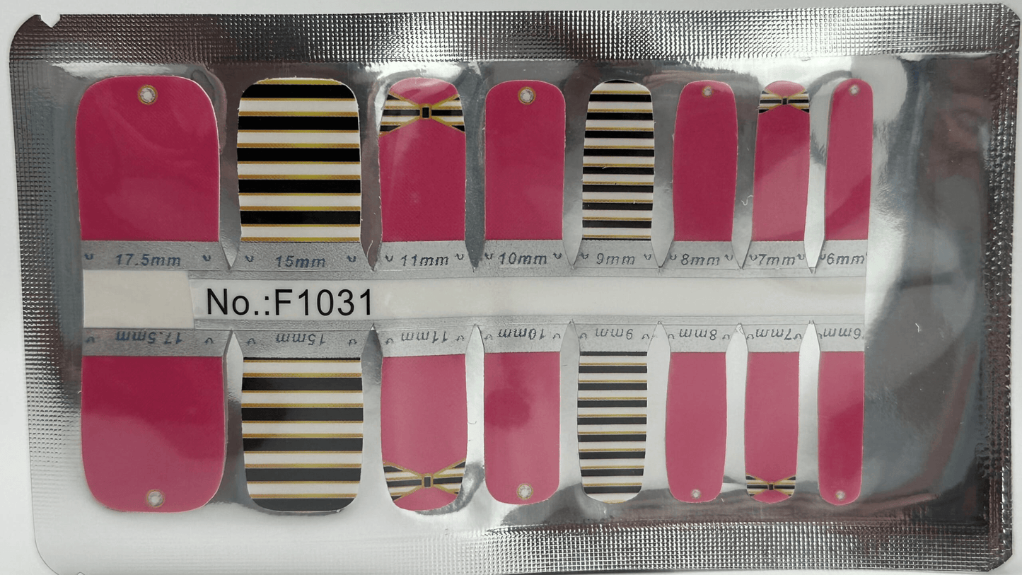 Holy Grail Nail Non-UV Nail Wraps Dolly Mixture - Pedi Wraps