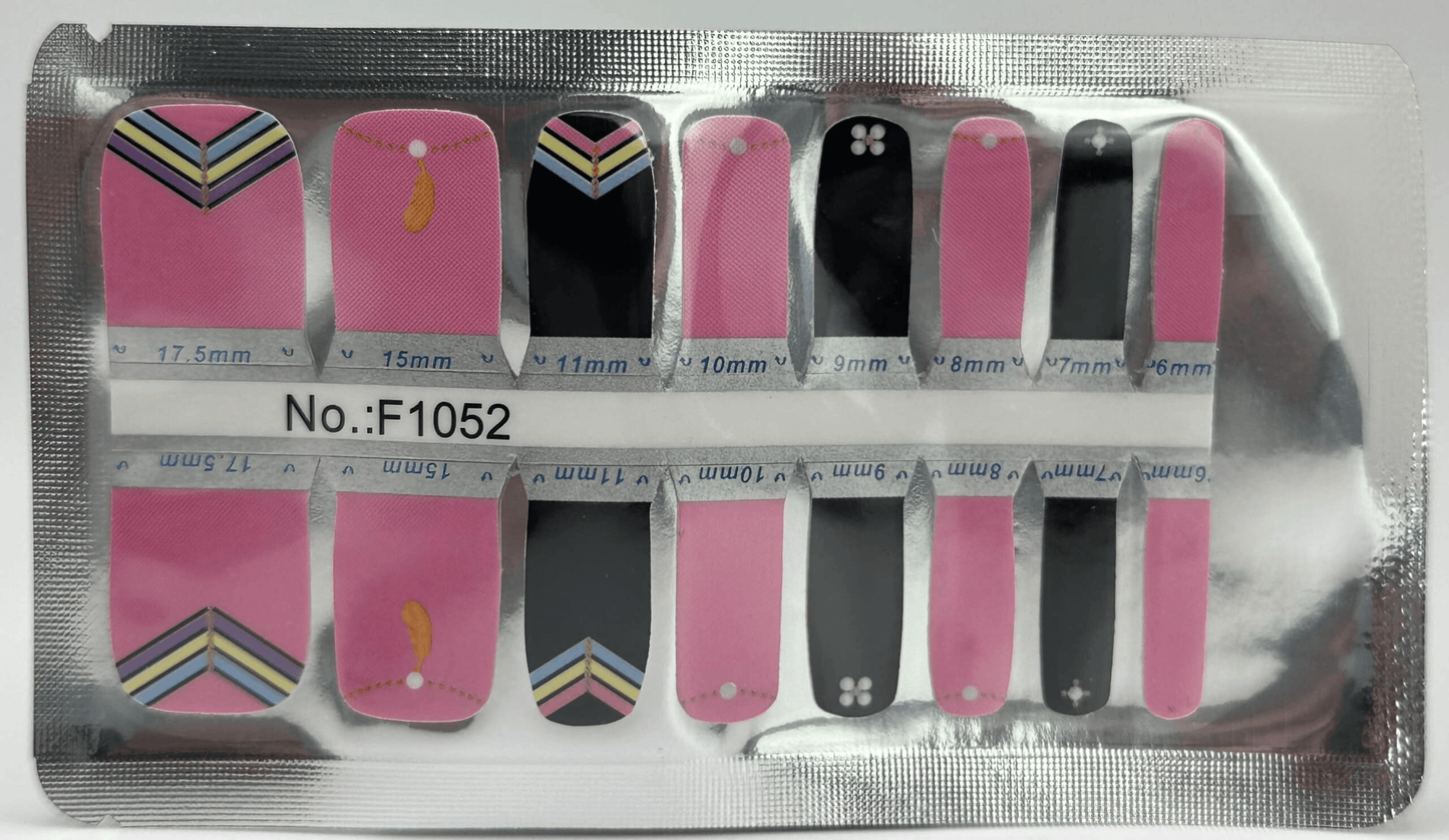 Holy Grail Nail Non-UV Nail Wraps Fast Forward - Pedi Wraps