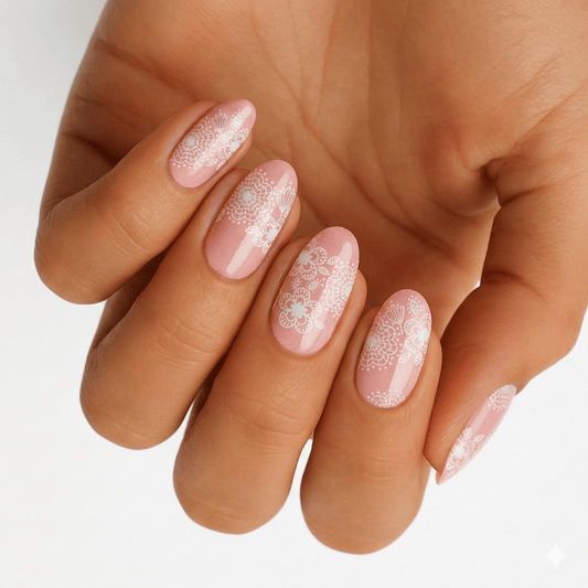 Holy Grail Nail Non-UV Nail Wraps Pink Mandala - Holy Classics (Non-UV Nail Wraps)