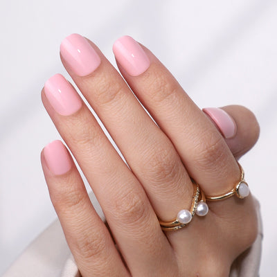 Dixie - Soft Gel Press Ons (Extra Short Natural)