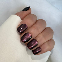Luxe Life (Cat's Eye) Soft Gel Press Ons (Extra Short Natural)