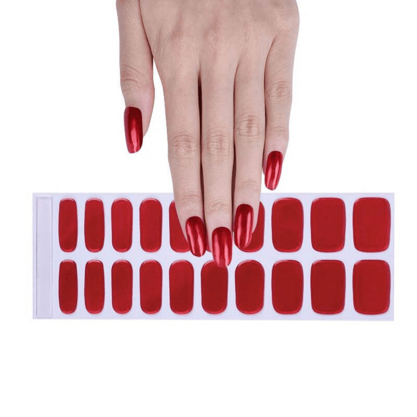 Holy Grail Nail Semi-Cured Gels Red Chrome
