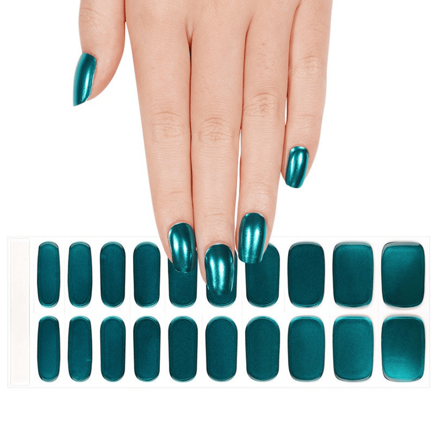 Holy Grail Nail Semi-Cured Gels Turquoise Chrome