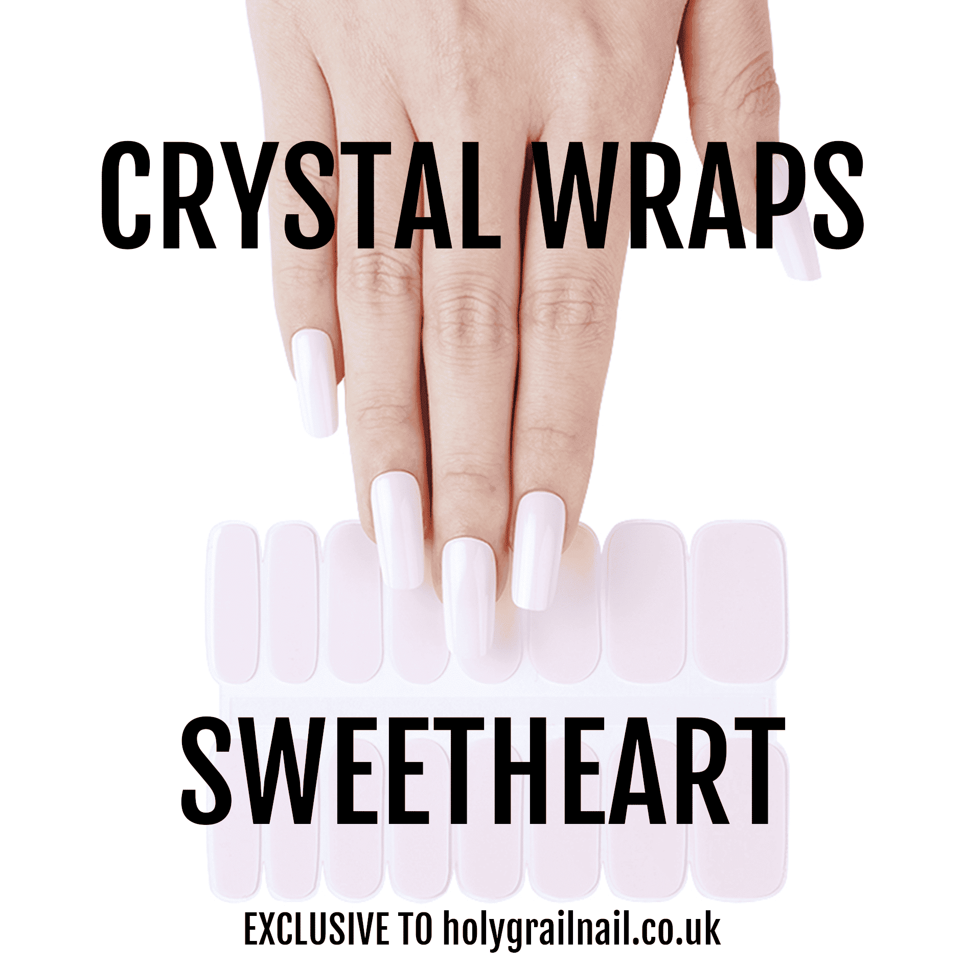 Holy Grail Nail Crystal Sweetheart - Crystal Wraps