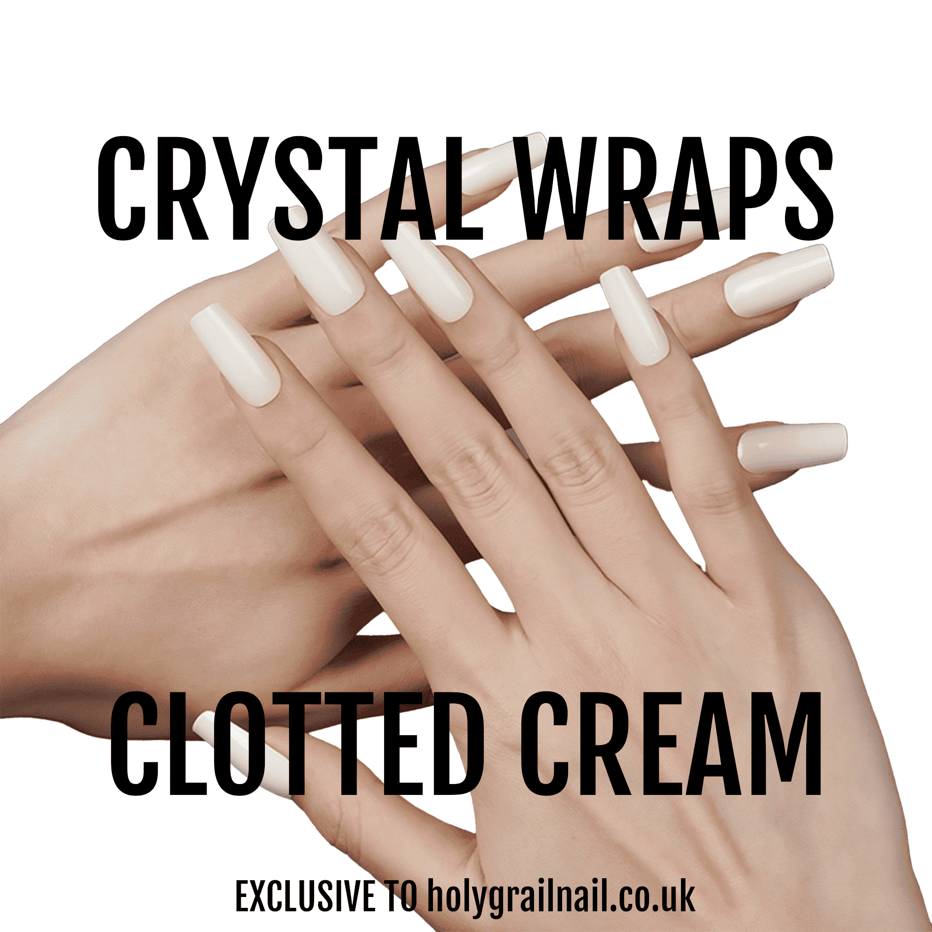 Holy Grail Nail Crystal Clotted Cream - Crystal Wraps