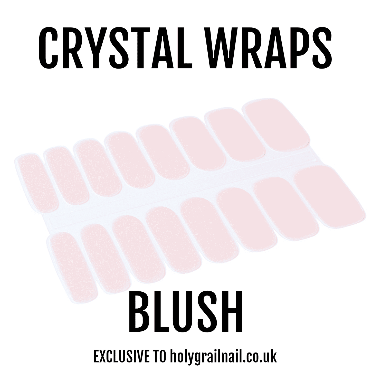 Holy Grail Nail Crystal Blush - Crystal Wraps