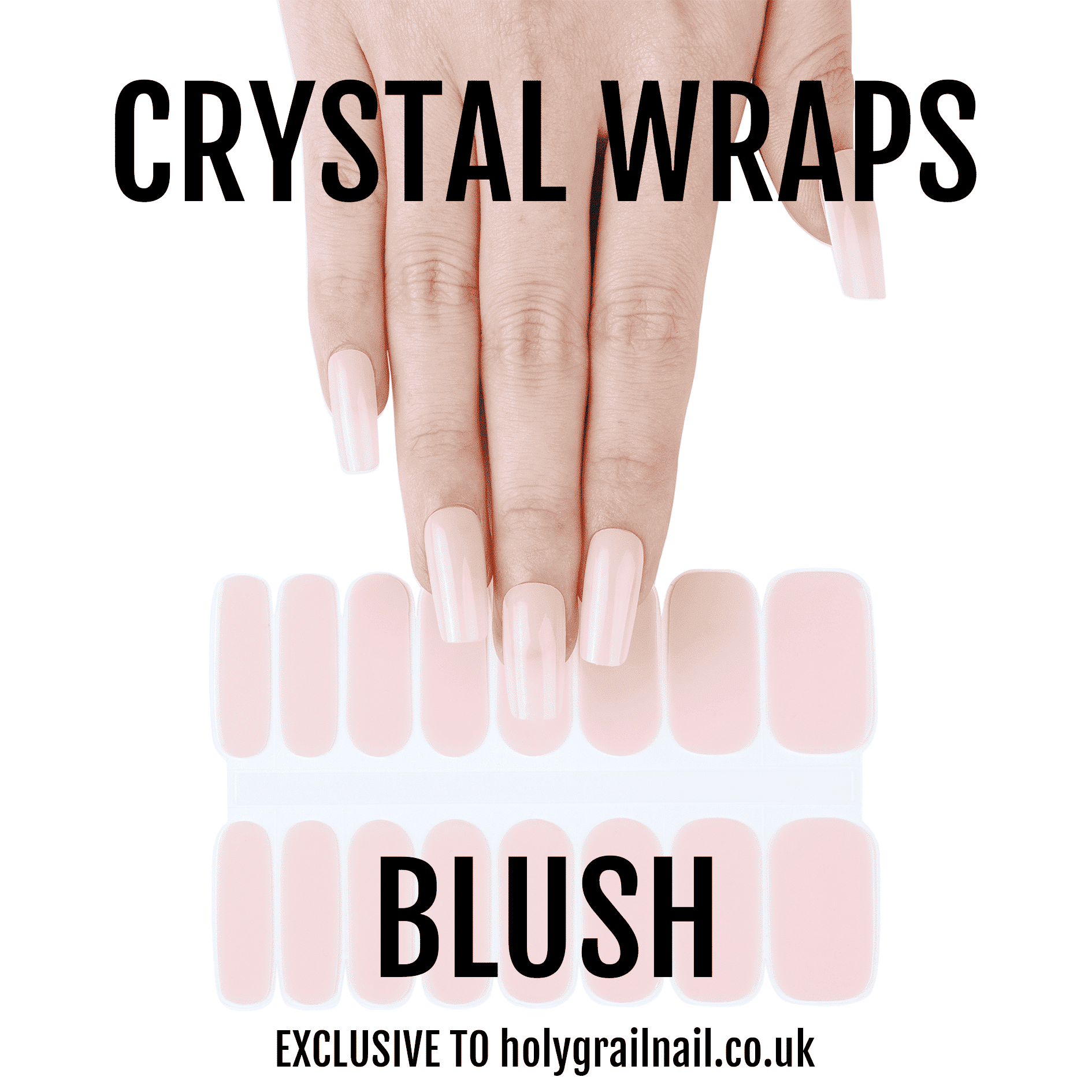 Holy Grail Nail Crystal Blush - Crystal Wraps