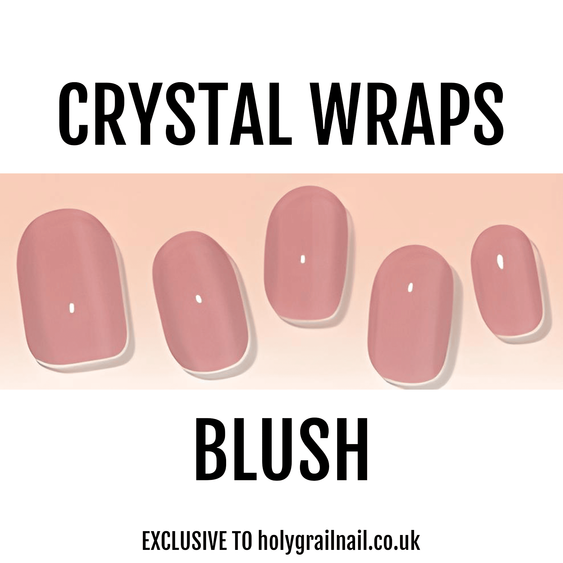 Holy Grail Nail Crystal Blush - Crystal Wraps