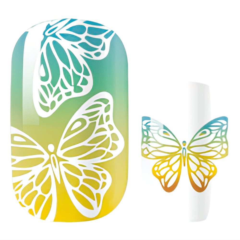 Holy Grail Nail Non-UV Nail Wraps Butterfly Tropic - Holy Classics (Non-UV Nail Wraps)