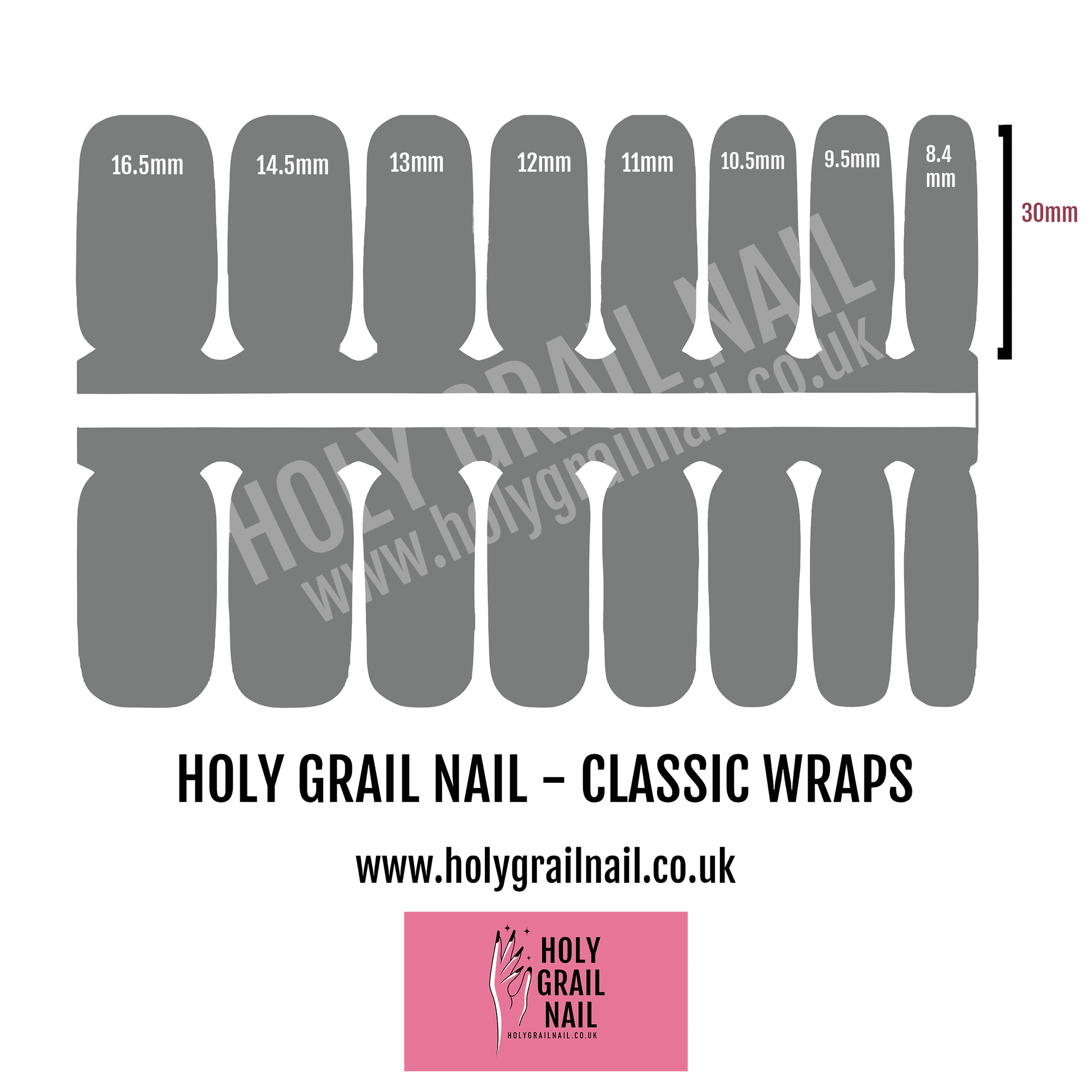 Holy Grail Nail Non-UV Nail Wraps A Lot of Llamas - Nail Wraps