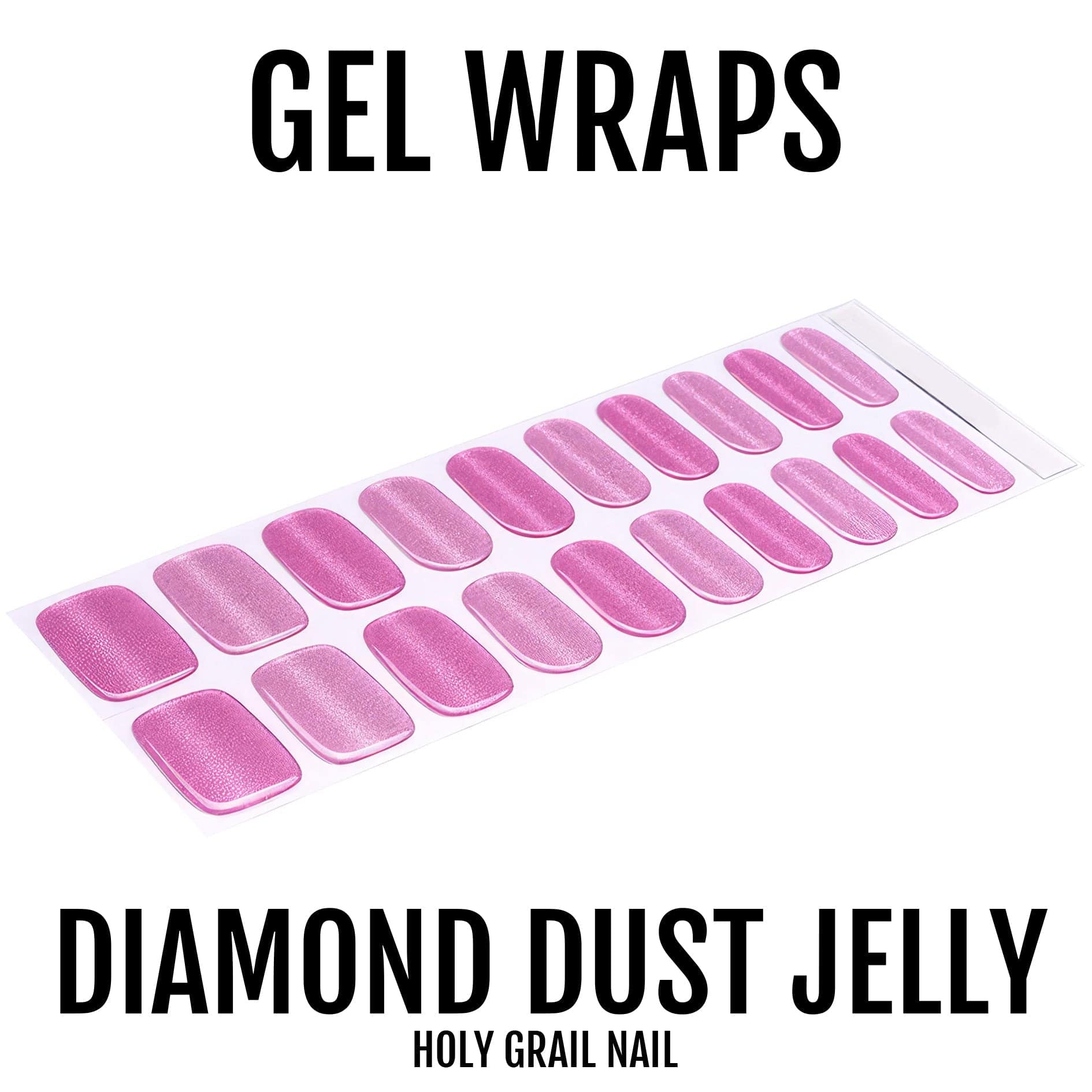 Holy Grail Nail Semi-Cured Gels Diamond Dust Jelly - Gels