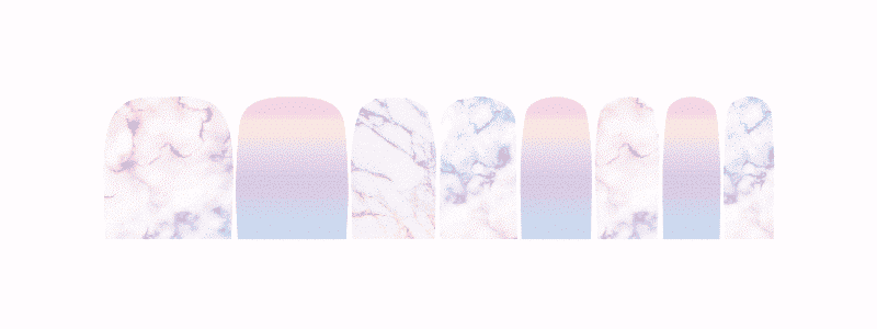 Holy Grail Nail Non-UV Nail Wraps Above The Clouds - Holy Classics (Non-UV Pedi Wraps)