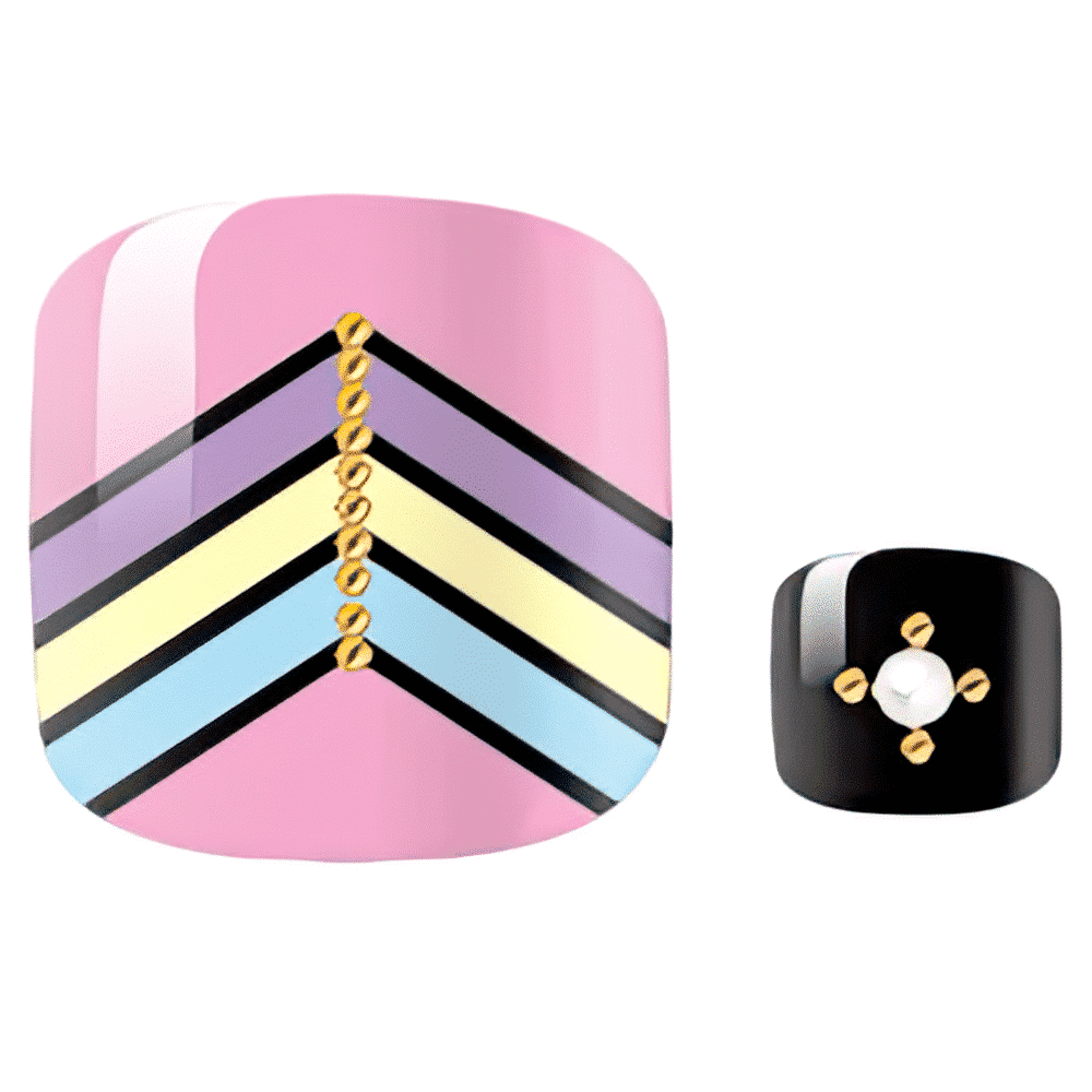 Holy Grail Nail Non-UV Nail Wraps Fast Forward - Pedi Wraps