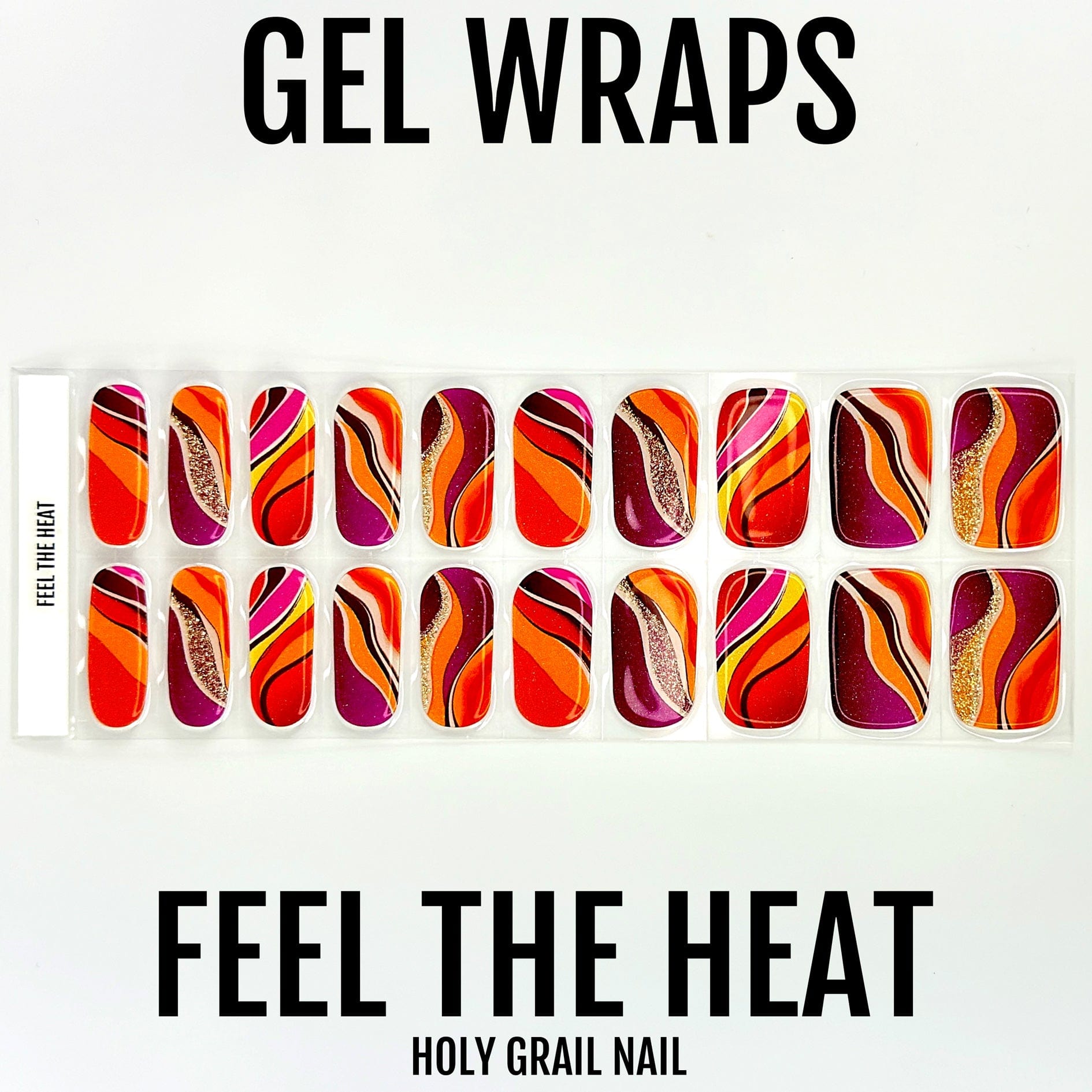 Holy Grail Nail Semi-Cured Gels Feel The Heat - Gels