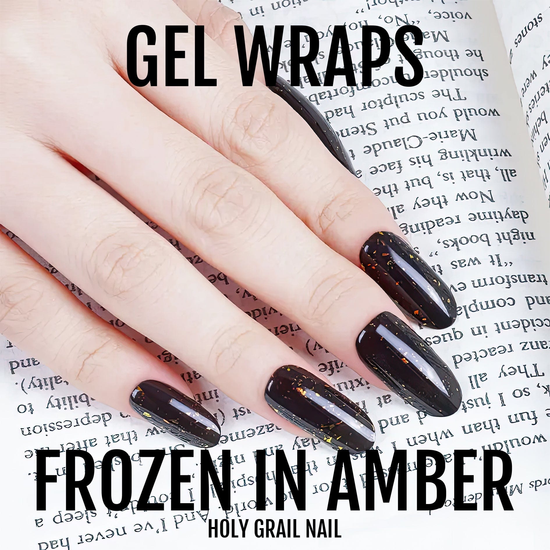 Holy Grail Nail Semi-Cured Gels Frozen in Amber - Gels