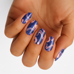 Purple Haze (Glitter) - Holy Classics (Non-UV Nail Wraps)