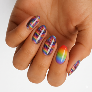 Ombre Fronds - Holy Classics (Non-UV Nail Wraps)