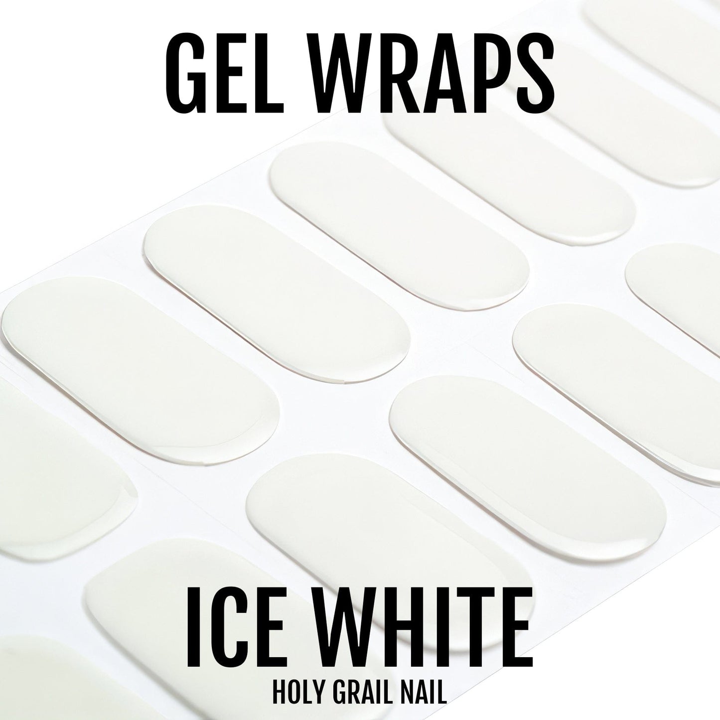 Holy Grail Nail Semi-Cured Gels Ice White - Gels