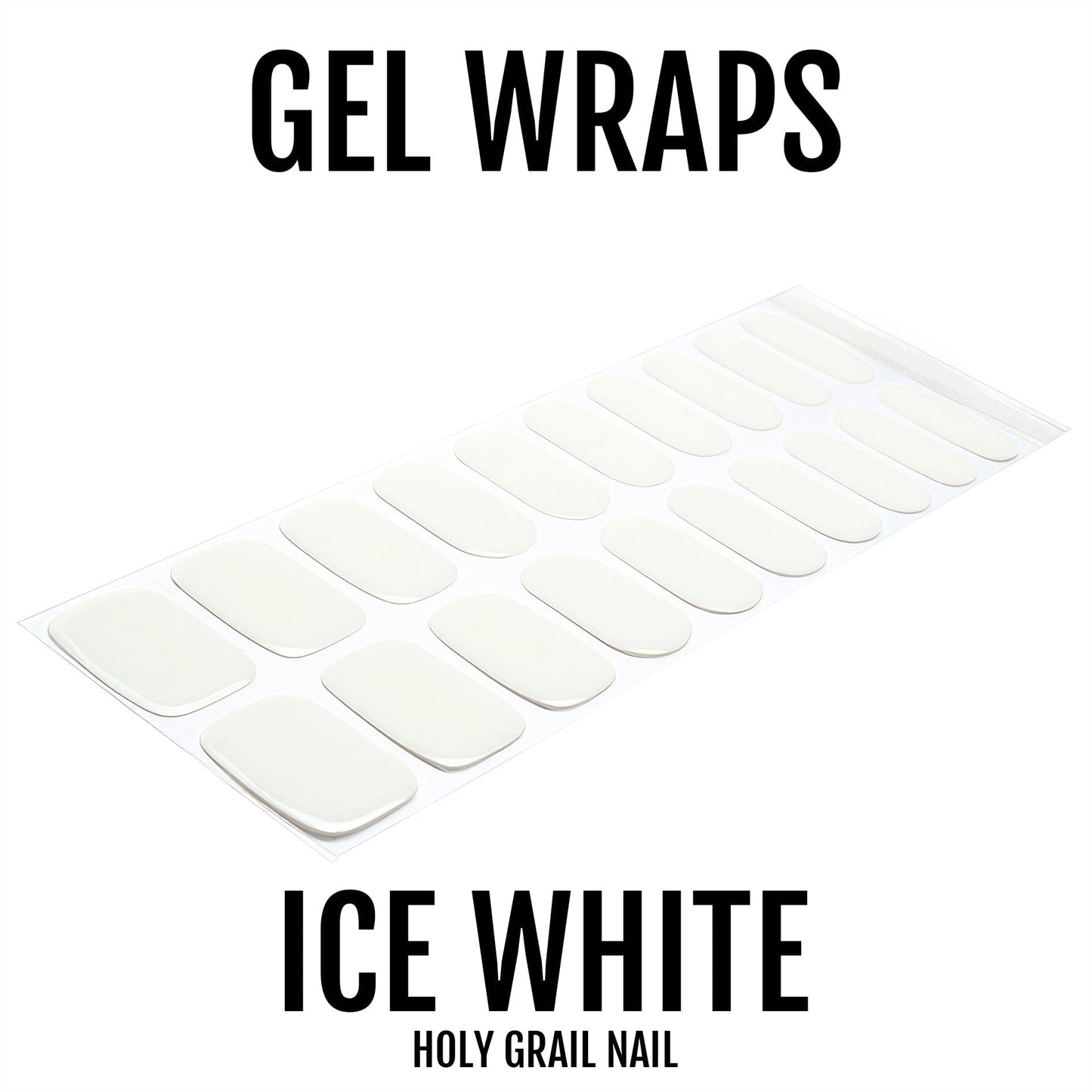 Holy Grail Nail Semi-Cured Gels Ice White - Gels