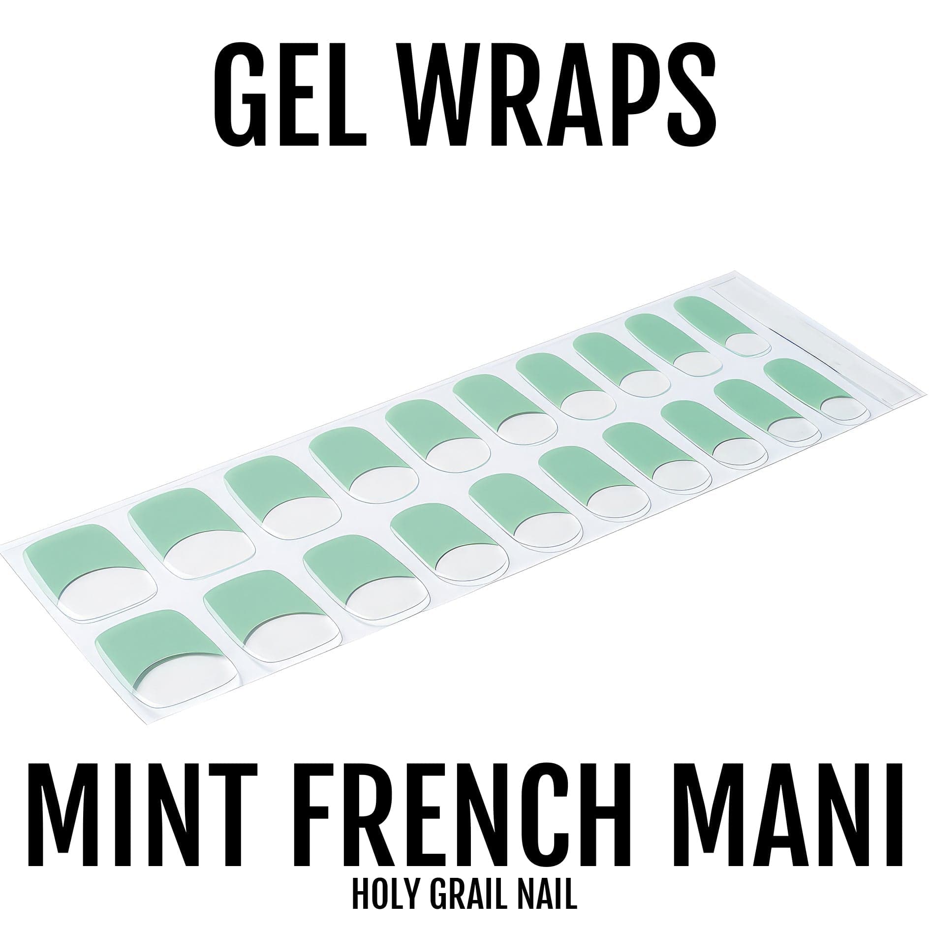 Holy Grail Nail Semi-Cured Gels Mint French Mani - Gels