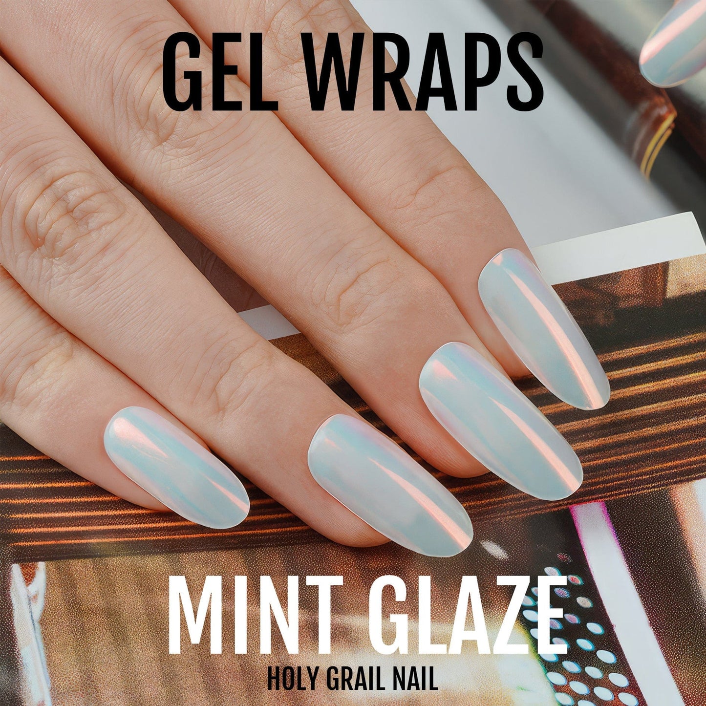 Holy Grail Nail Semi-Cured Gels Mint Glaze - Gels