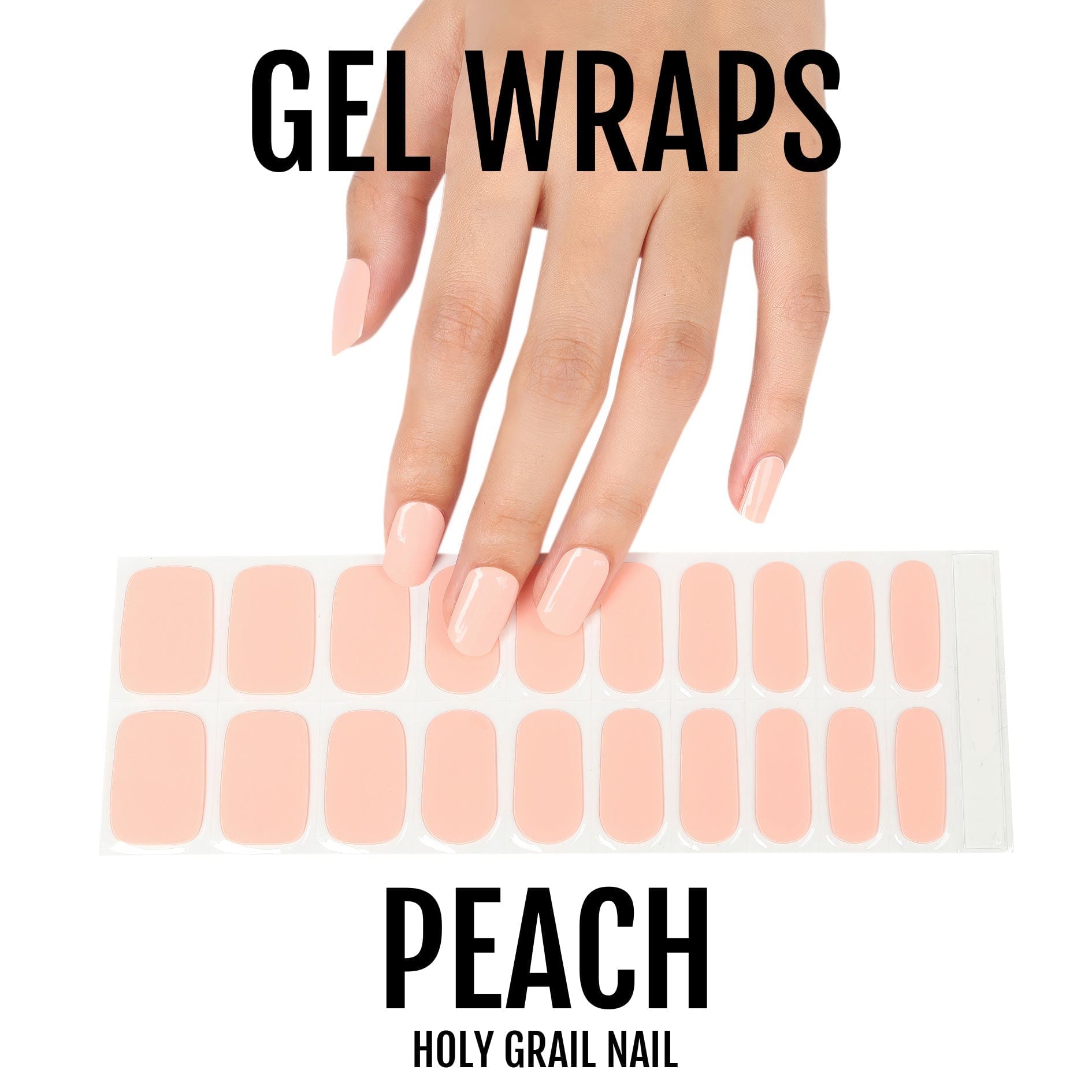 Holy Grail Nail Semi-Cured Gels Peach - Gels