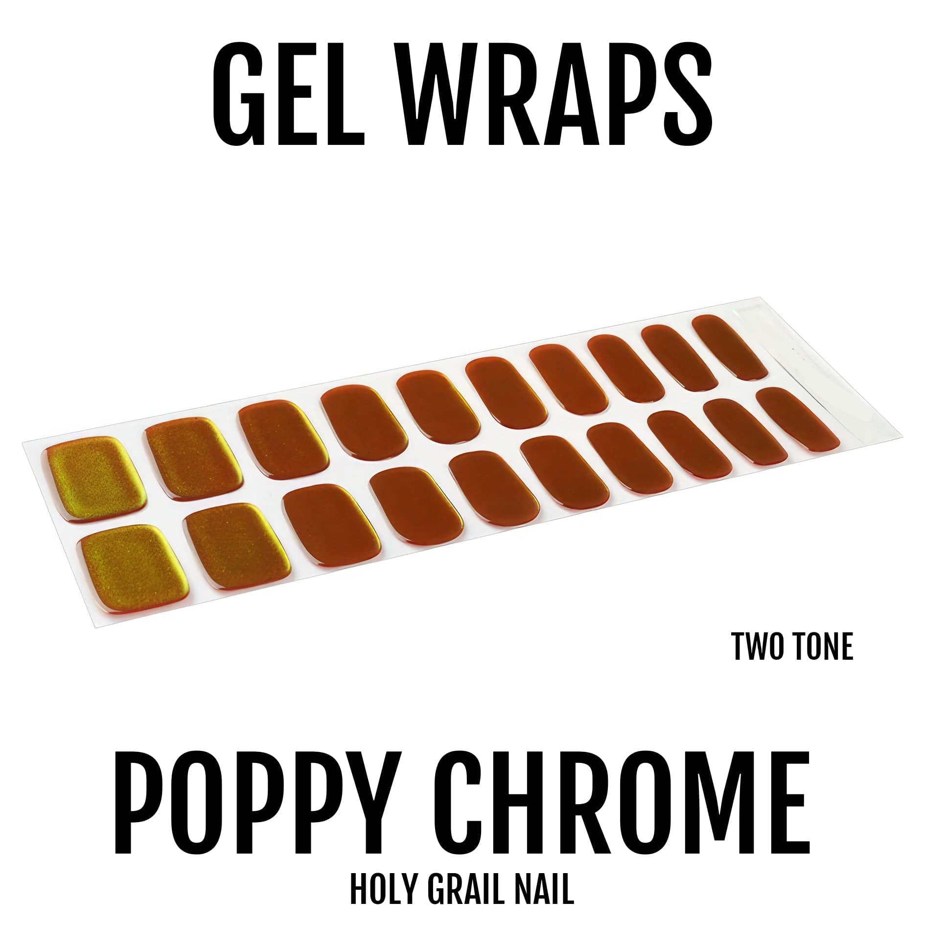 Holy Grail Nail Semi-Cured Gels Poppy Chrome - Gels