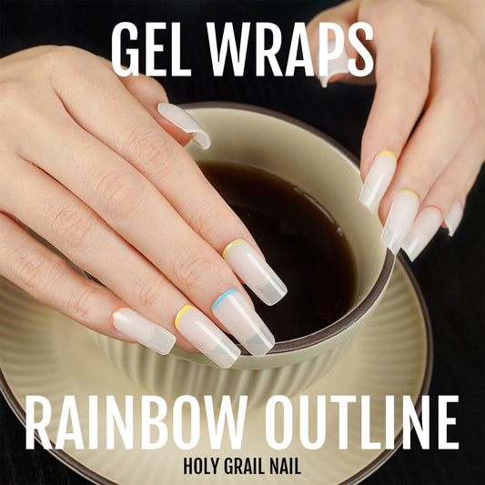 Holy Grail Nail Semi-Cured Gels Rainbow Outline - Gels