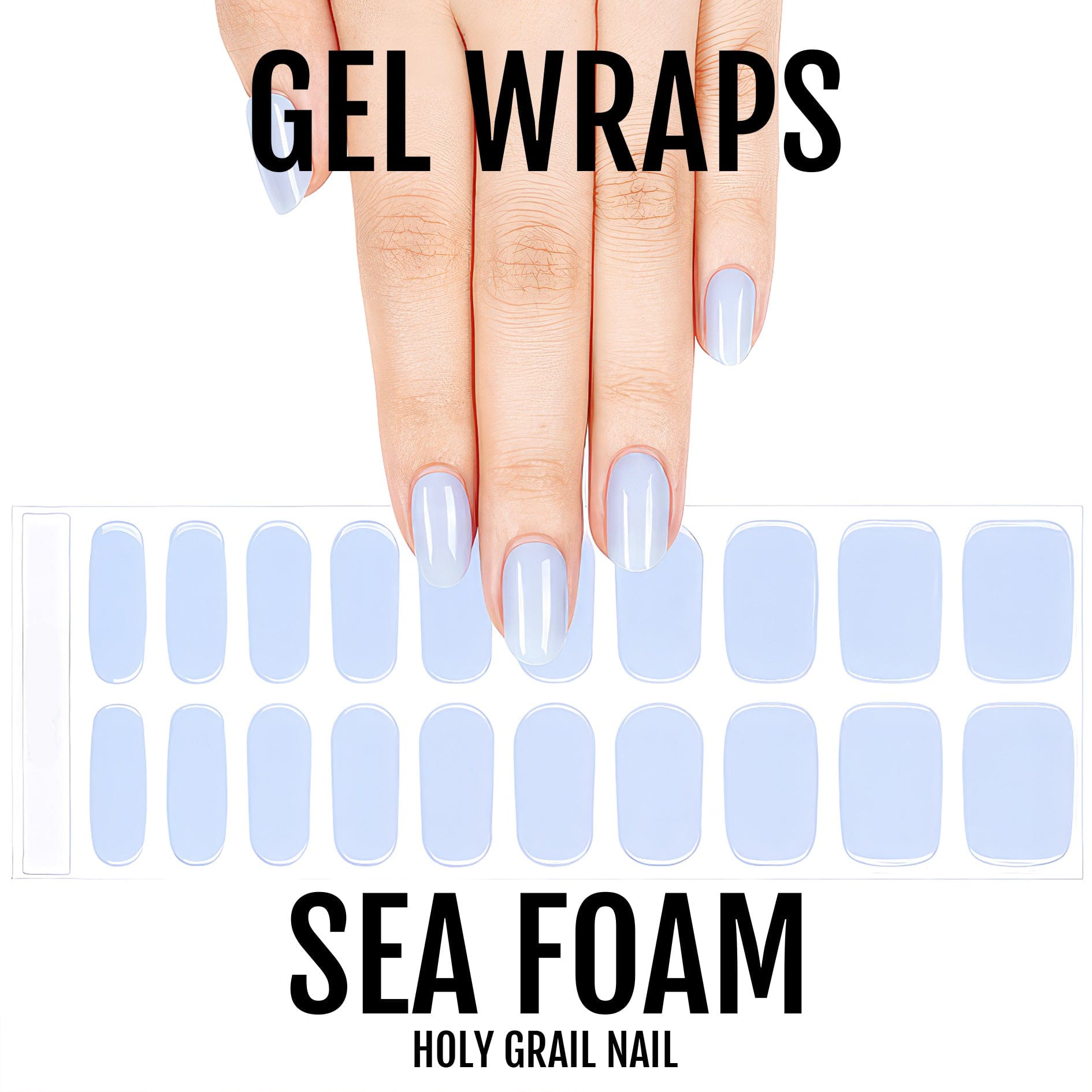 Holy Grail Nail Semi-Cured Gels Sea Foam - Gels