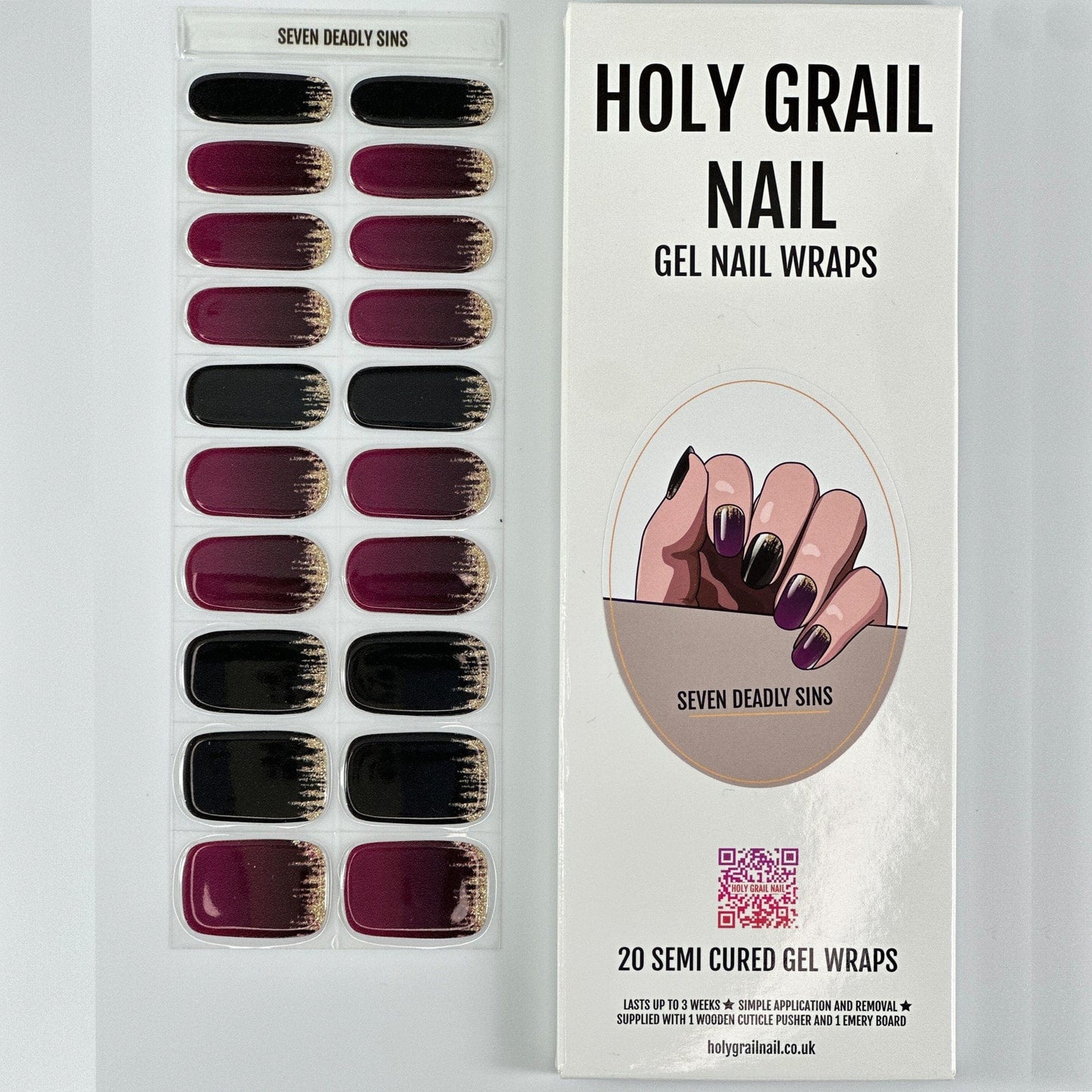 Holy Grail Nail Semi-Cured Gels Seven Deadly Sins - Gels