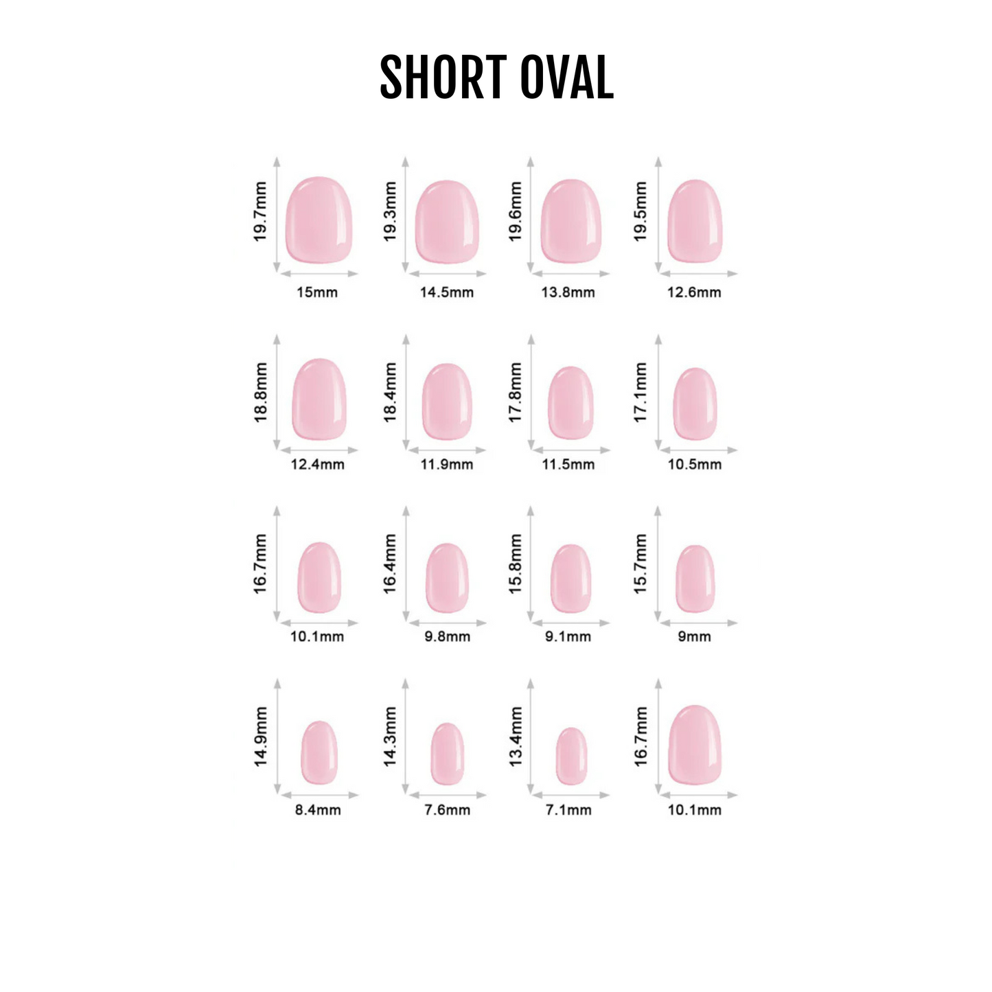 Juicy - Soft Gel Press Ons (Short Oval)