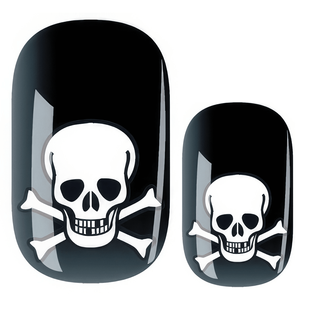 Holy Grail Nail Non-UV Nail Wraps Skull and Crossbones - Holy Classics (Non-UV Nail Wraps)