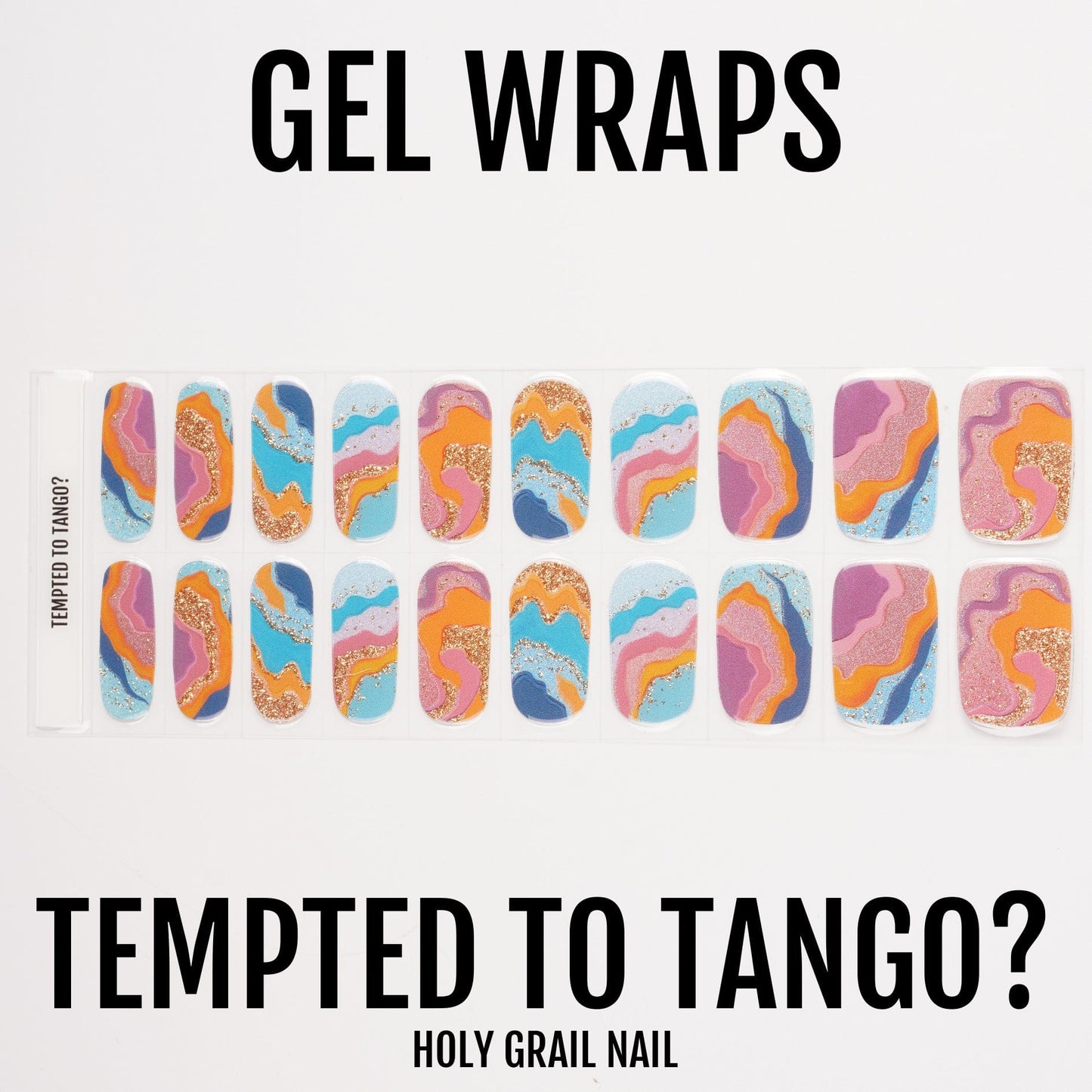 Holy Grail Nail Semi-Cured Gels Tempted to Tango - Gels