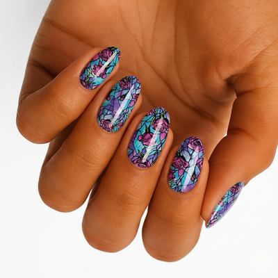 Leaded Glass - Holy Classics (Non-UV Nail Wraps)
