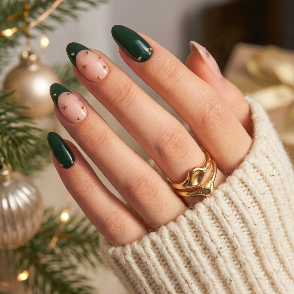 Jingle Belle - Soft Gel Press Ons (Short Almond)