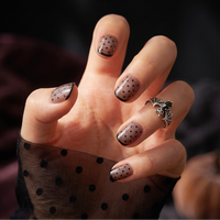 Micro Dot - Soft Gel Press Ons (Extra Short Natural)