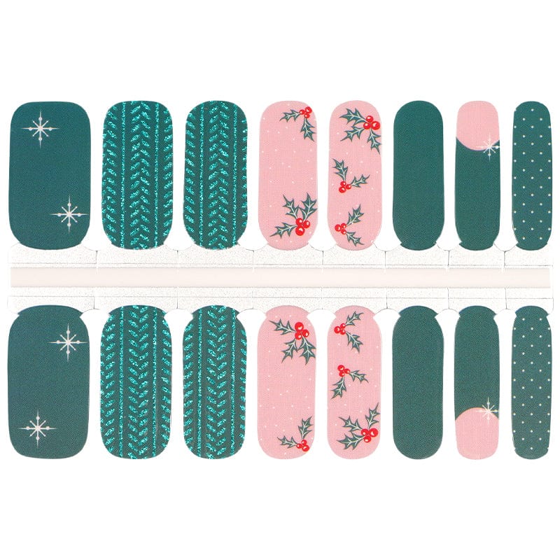 HOLY GRAIL NAIL Non-UV Nail Wraps Jolly Holly - Holy Classics (Non-UV Nail Wraps)