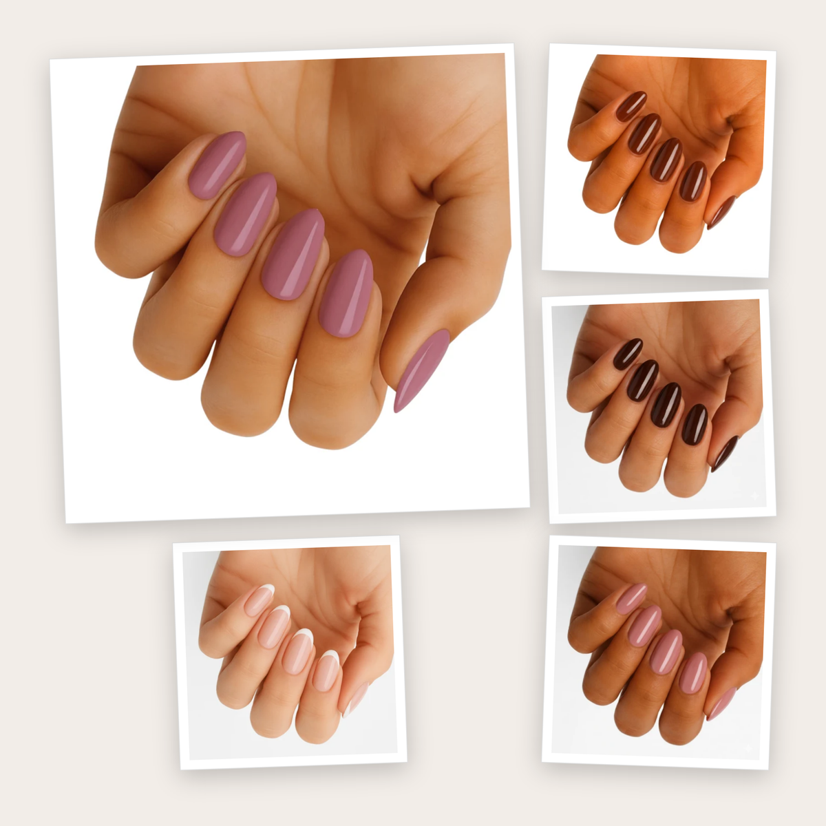 Caramel Nudes Nail Wraps 5-Pack | hgn-kit-collage:feed:367b4e4f3b37ce67:4a54880c