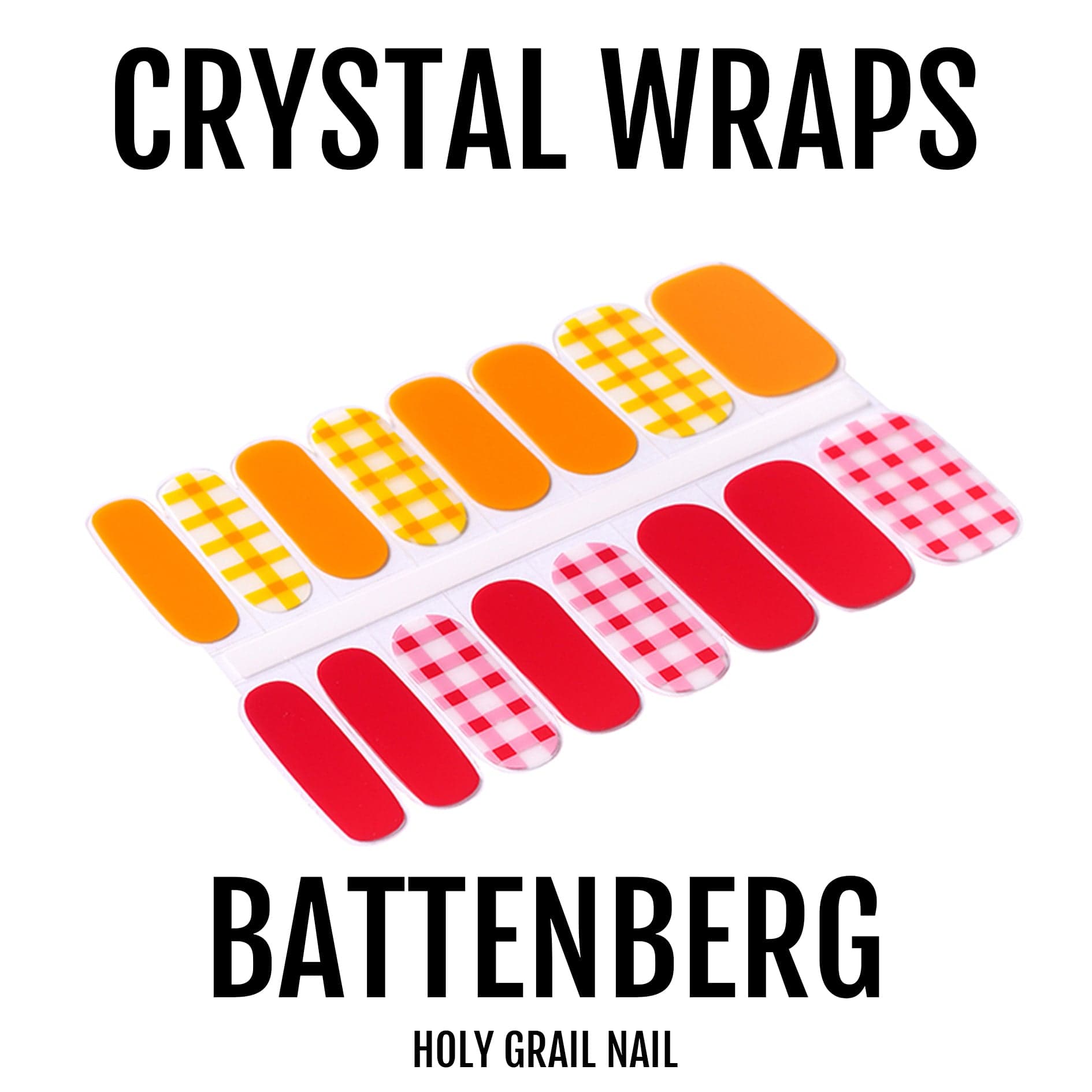 Holy Grail Nail Crystal Battenberg - Crystal Wraps