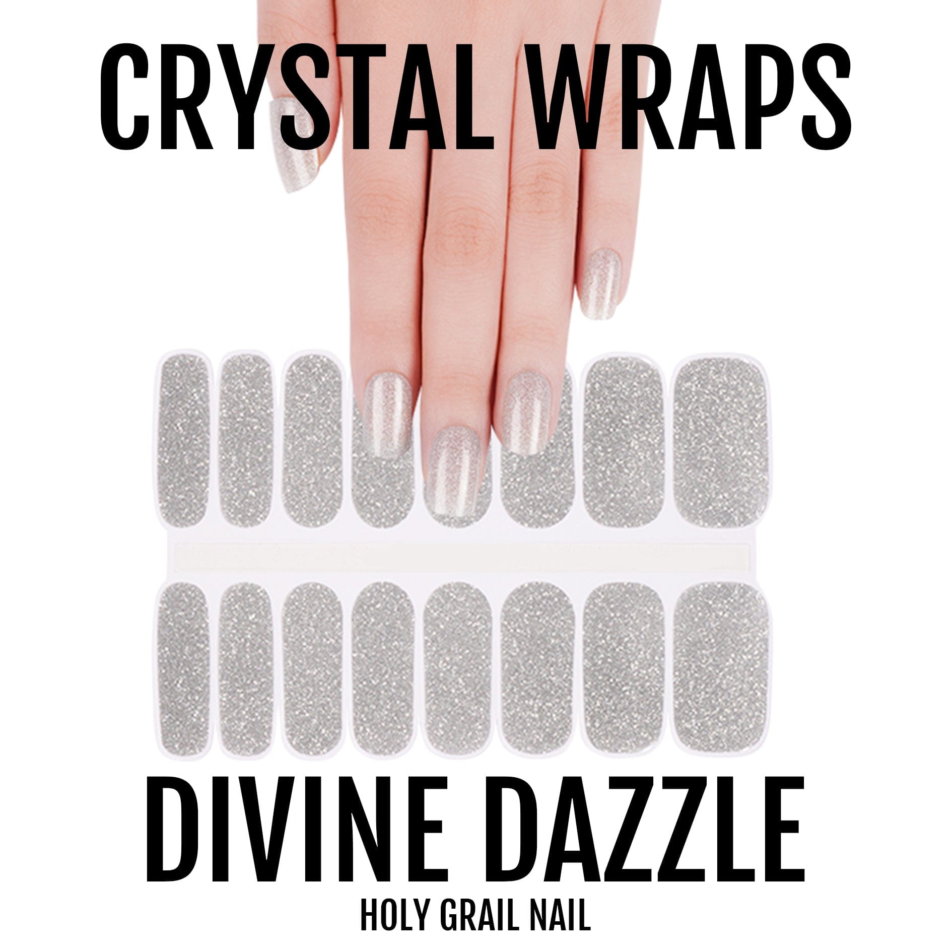 Holy Grail Nail Crystal Divine Dazzle - Crystal Wraps