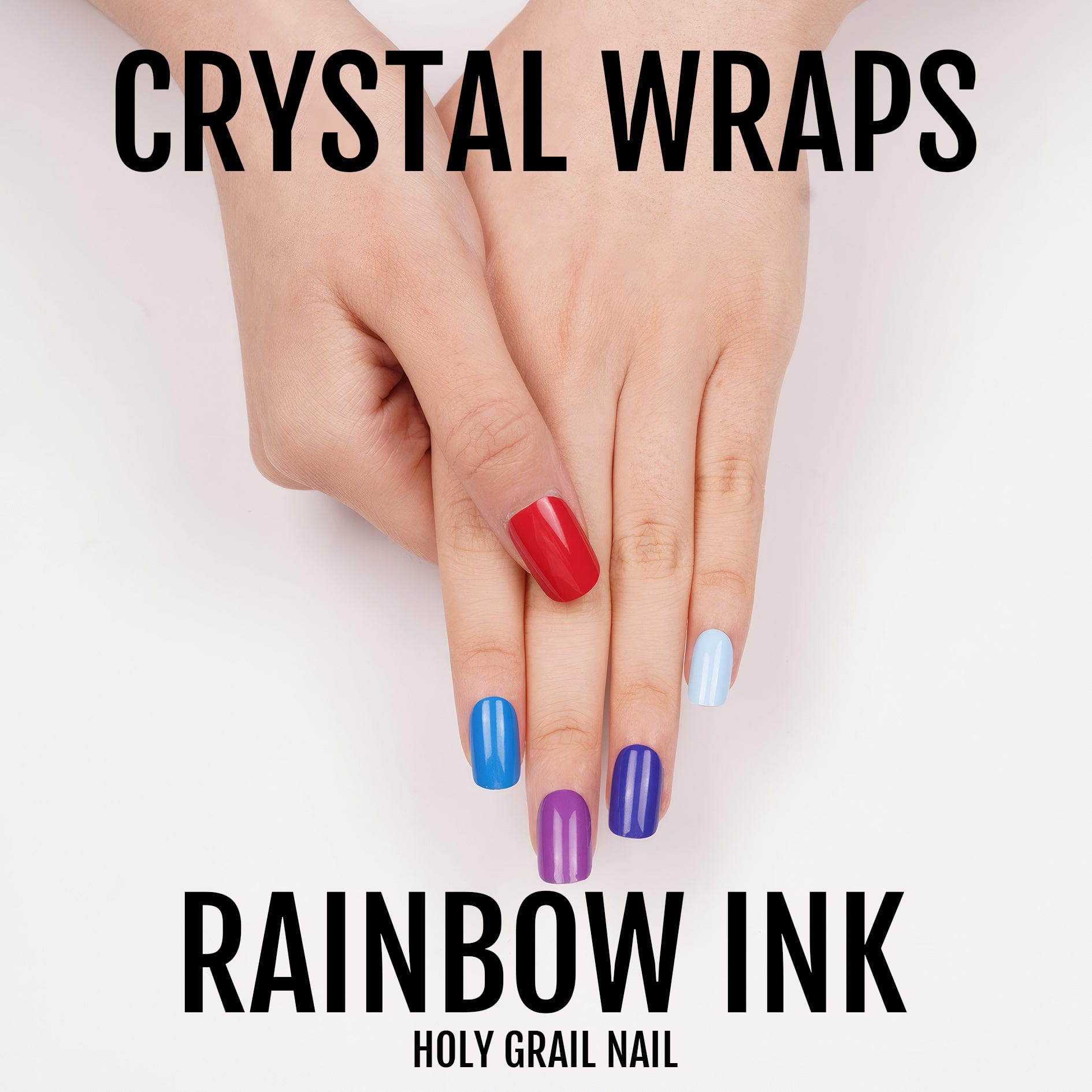 Holy Grail Nail Crystal Rainbow Ink - Crystal Wraps