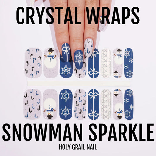 HOLY GRAIL NAIL Crystal Snowman Sparkle - Crystal Wraps