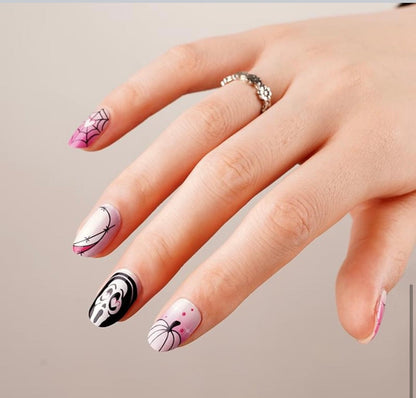 HOLY GRAIL NAIL Gory Story (Glow in the Dark)- Holy Classics (Non-UV Nail Wraps)