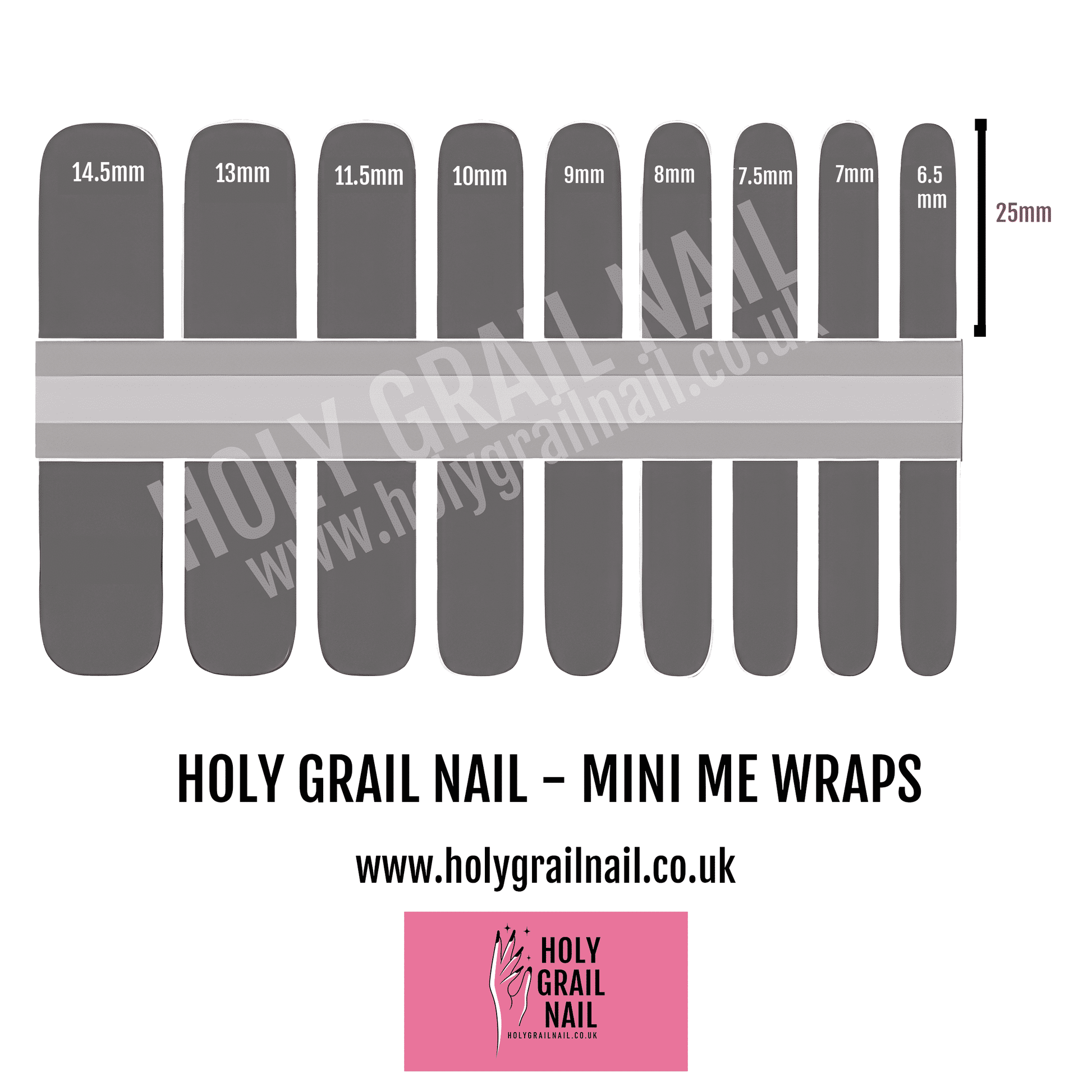 Holy Grail Nail Mini Me (Kids Nail Wraps) BFF - Kids Wraps - Mini Me by Holy Grail Nail