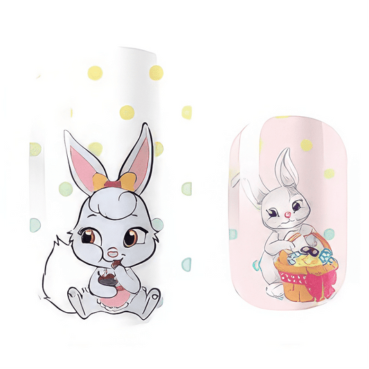 Holy Grail Nail Mini Me (Kids Nail Wraps) Here Come the Bunnies! - Kids Wraps - Mini Me by Holy Grail Nail