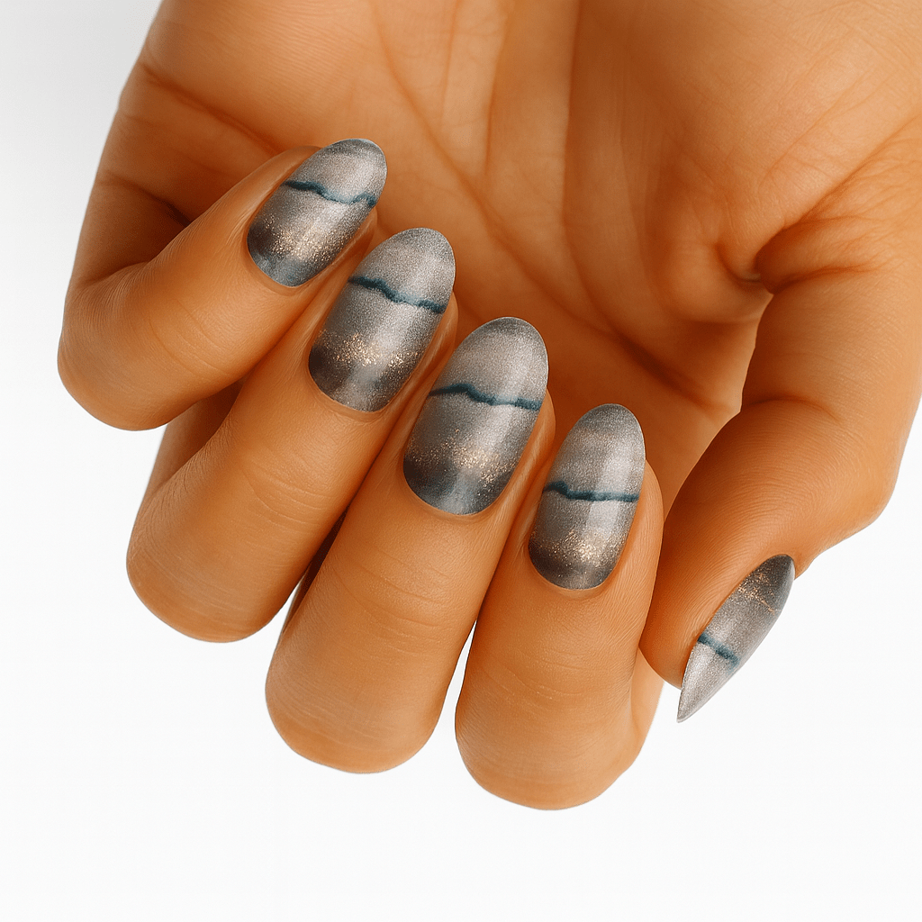 Holy Grail Nail Non-UV Nail Wraps Agate - Wide Fit Wrap (20 Piece)