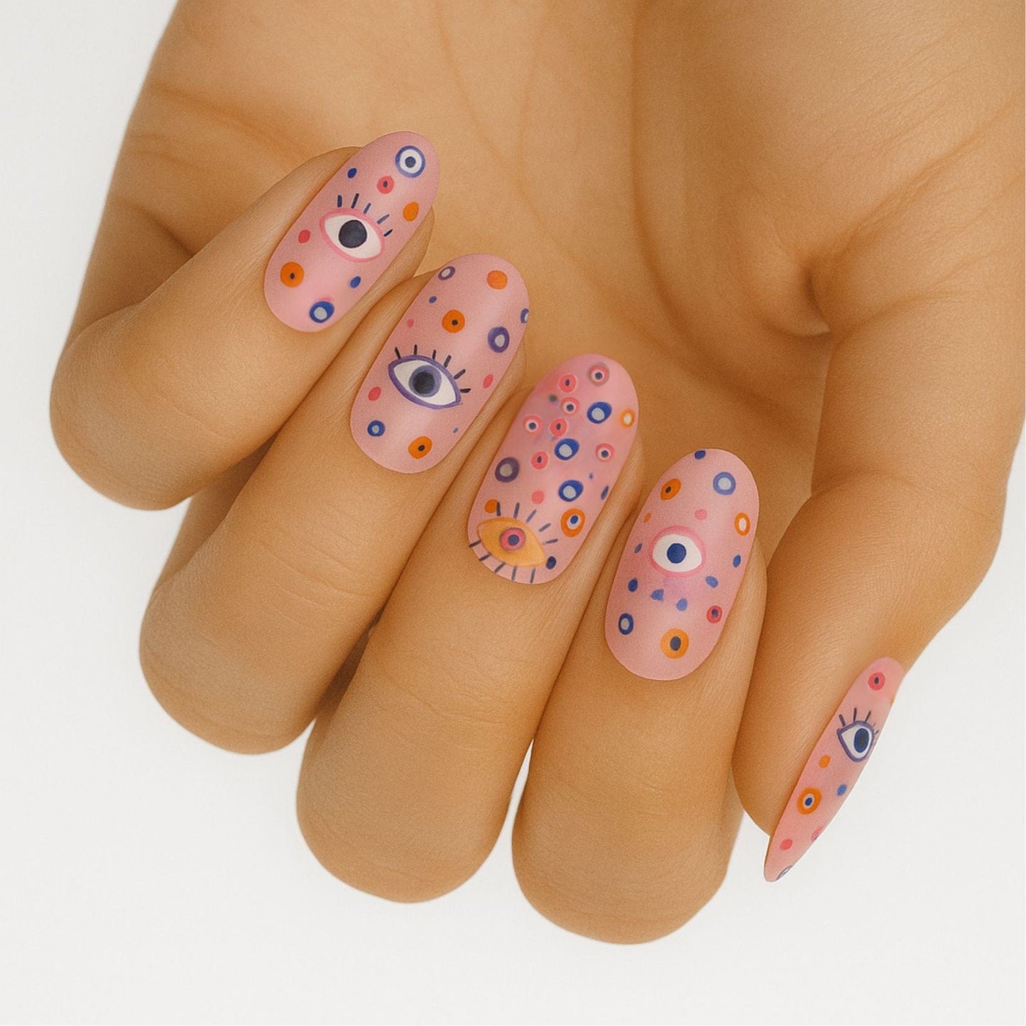 Holy Grail Nail Non-UV Nail Wraps All Seeing Eye - Wide Fit Wrap (22 Piece)